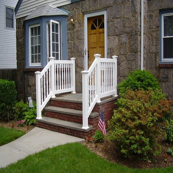1 White Vinyl Stair Railing 1 White Vinyl Stair Railing