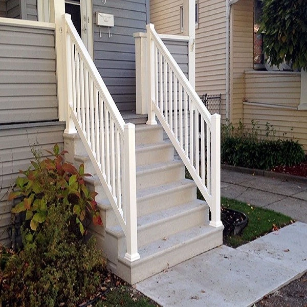 6 vinyl railings for front steps 6 vinyl railings for front steps