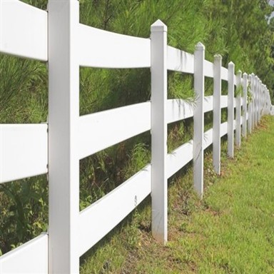 3 Rail Vinyl Farm Fence