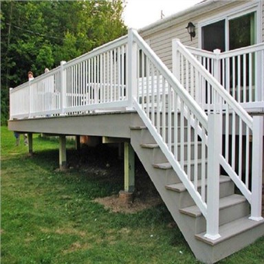 Dawb PVC Railing